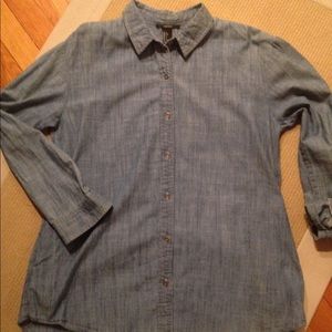 Woman's tunic jean shirt
